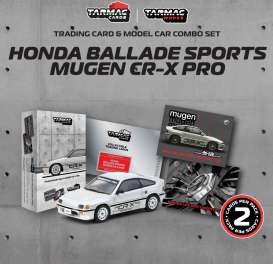 Honda  - Ballade Sports MUGEN CR-X PRO silver - 1:64 - Tarmac - T64G-TL058-SL - TC-T64G-TL058-SL | The Diecast Company