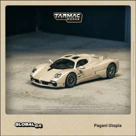 Pagani  - Utopia champagne - 1:64 - Tarmac - T64G-TL055-BI - TC-T64G-TL055-BI | The Diecast Company