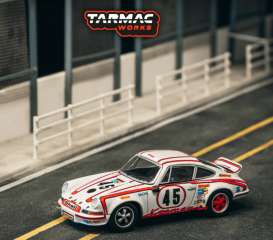 Porsche  - 911 white/red - 1:64 - Tarmac - T64S-023-73LM45 - TC-T64S-023-73LM45 | The Diecast Company