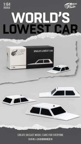   - World`s Lowest Car white - 1:64 - Mot Hobby - MT6410A2 - MT6410A2 | The Diecast Company