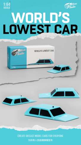   - World`s Lowest Car blue - 1:64 - Mot Hobby - MT6410A1 - MT6410A1 | The Diecast Company