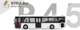 Bus  - B7RLE  white - 1:110 - Tiny Toys - ATC66035 - tinyATC66035 | The Diecast Company