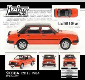 Skoda  - 120 LS 1984 red - 1:43 - Fox18 - FOXRETRO43005 - FOX43005 | The Diecast Company