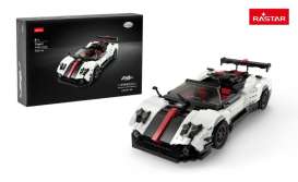 Pagani  - Zonda Cinque white/red/black - 1:16 - Rastar - rastar98200 - rastar98200 | The Diecast Company