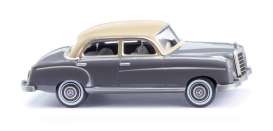 Mercedes Benz  - 220 grey/ivory  - 1:87 - Wiking - 0140027 - WIK4002 | The Diecast Company