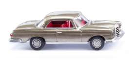 Mercedes Benz  - 250 SE Cuope mink grey metallic - 1:87 - Wiking - 0146043 - WIK4604 | The Diecast Company