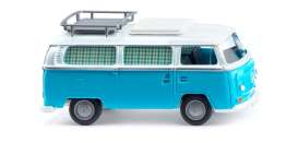 Volkswagen  - Campingbus blue/white - 1:87 - Wiking - 0315043 - WIK1504 | The Diecast Company