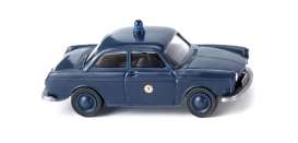 Volkswagen  - 1600 Limousine blue - 1:87 - Wiking - 0864367 - WIK6436 | The Diecast Company