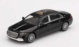 Mercedes Benz  - Maybach S 680 black - 1:64 - Mini GT - 00977-L - MGT00977Lhd | The Diecast Company