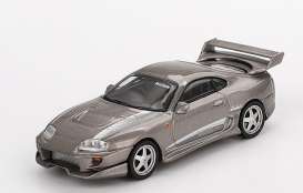 Toyota  - Supra VeilSide Combat V-II grey - 1:64 - Mini GT - 00978-BL - MGT00978BL | The Diecast Company