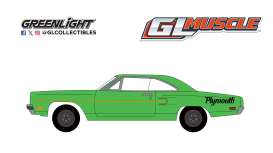 Plymouth  - Road Runner 1970 green - 1:64 - GreenLight - 13370B - gl13370B | The Diecast Company