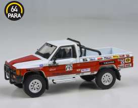 Toyota  - Hilux 1987 white/red - 1:64 - Para64 - 55527 - pa55527lhd | The Diecast Company