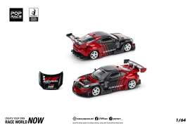   - Pandem GR86 black/red - 1:64 - Pop Race Limited - PR640228 - PR640228 | The Diecast Company