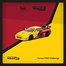 Ferrari  - F355 yellow/red - 1:64 - Tarmac - T64-083-00WCS54 - TC-T64-083-00WCS54 | The Diecast Company