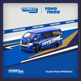 Toyota  - Hiace blue/white - 1:64 - Tarmac - T64-038-TOYO - TC-T64-038-TOYO | The Diecast Company