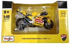   - Desmosedici GP23 2023 red/yellow - 1:18 - Maisto - GP23-PECCO-Y - maiGP23-PECCO-Y | The Diecast Company