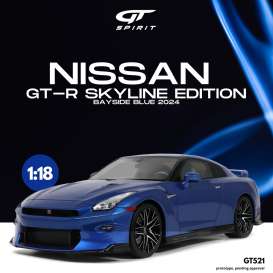 Nissan  - GT-R Skyline 2024 blue - 1:18 - GT Spirit - GT521 - GT521 | The Diecast Company