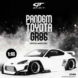 Toyota  - GR86 2023 white - 1:18 - GT Spirit - GT498 - GT498 | The Diecast Company