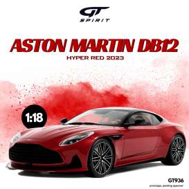 Aston Martin  - DB12 2023 red - 1:18 - GT Spirit - GT936 - GT936 | The Diecast Company