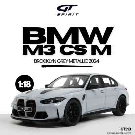 BMW  - M3 CS M 2024 grey - 1:18 - GT Spirit - GT510 - GT510 | The Diecast Company