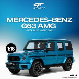 Mercedes Benz  - GG 63 AMG 2024 blue - 1:18 - GT Spirit - GT925 - GT925 | The Diecast Company