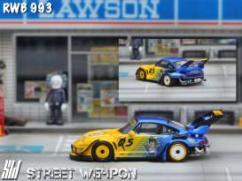   - RWB 993 Vegeta blue/yellow - 1:64 - Street Weapon - STW014 - STW014 | The Diecast Company