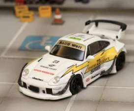   - RWB 993 white/yellow - 1:64 - Street Weapon - STW021C - STW021C | The Diecast Company