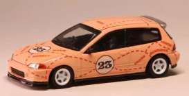 Honda  - Civic EG6 pink - 1:64 - Street Weapon - STW042 - STW042 | The Diecast Company