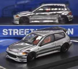 Honda  - Civic EG6 chrome - 1:64 - Street Weapon - STW044 - STW044 | The Diecast Company