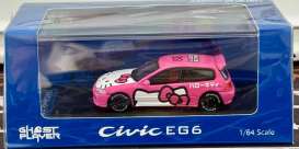 Honda  - Civic EG6 pink - 1:64 - Street Weapon - STW049 - STW049 | The Diecast Company