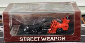 Nissan  - ER34 black/red - 1:64 - Street Weapon - STW086 - STW086 | The Diecast Company