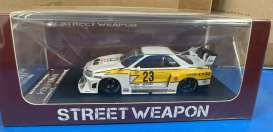 Nissan  - ER34 white/yellow - 1:64 - Street Weapon - STW088 - STW088 | The Diecast Company