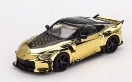 Nissan  - Z400 Veilside FFZ400 2024 gold chrome - 1:64 - Mini GT - 00985BL - MGT00985BL | The Diecast Company