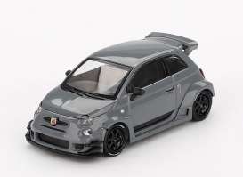 Fiat  - Abarth 595 LB-Works X 2024 grey - 1:64 - Mini GT - 00995BL - MGT00995BL | The Diecast Company