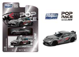 Toyota  - Darwin Pro 66G NWB Supra A90 grey - 1:64 - Pop Race Enigma - PRE002 - PRE002 | The Diecast Company