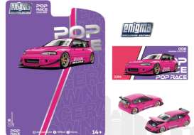 Honda  - Pandem Civic EG6 pink - 1:64 - Pop Race Limited - PRE008 - PRE008 | The Diecast Company