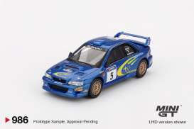 Subaru  - Impreza 1999 gold chrome - 1:64 - Mini GT - 00986L - MGT00986Lhd | The Diecast Company