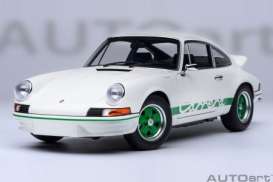 Porsche  - 911 Carerra 2.7 RS white/green - 1:18 - AutoArt - 78031 - autoart78031 | The Diecast Company