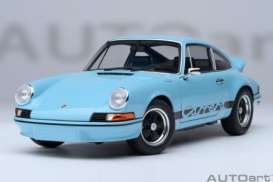 Porsche  - 911 Carerra 2.7 RS blue/black - 1:18 - AutoArt - 78032 - autoart78032 | The Diecast Company