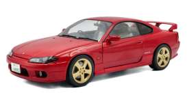 Nissan  - Silvia S15 Spec-R Aero 1999 red - 1:18 - Solido - 1812202 - soli1812202 | The Diecast Company