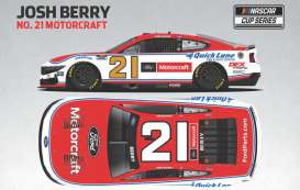 Ford Mustang - 2025 white/red - 1:64 - Action Racing Collectibles - C212565MOTJP - arcC212565MOTJP | The Diecast Company