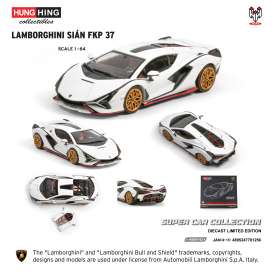 Lamborghini  - Sian FKP 37 white - 1:64 - Hung Hing Toys Company Limited - HS001-02 - HS001-02 | The Diecast Company