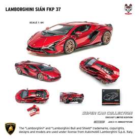 Lamborghini  - Sian FKP 37 red - 1:64 - Hung Hing Toys Company Limited - HS001-01 - HS001-01 | The Diecast Company