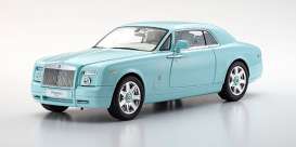 Rolls Royce  - Phantom Coupe Turquoise - 1:18 - Kyosho - 8862TB - kyo8862TB | The Diecast Company